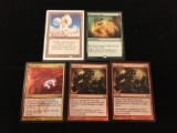 5 Count Lot of Magic The Gathering Playing Cards - MTG