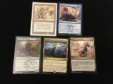 5 Count Lot of Magic The Gathering Playing Cards - MTG