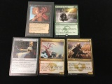 5 Count Lot of Magic The Gathering Playing Cards - MTG