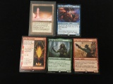 5 Count Lot of Magic The Gathering Playing Cards - MTG