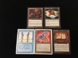 5 Count Lot of Vintage Magic The Gathering Cards - MTG