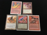 5 Count Lot of Vintage Magic The Gathering Cards - MTG