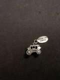 Central City CO Wagon Carriage Sterling Silver Charm Pendant