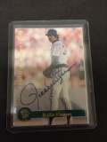 Front Row Premium Rollie Fingers Brewers Autographed Hand Signed Baseball Card with COA