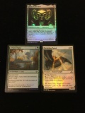 3 Count Lot of Vintage Magic The Gathering Cards Foil Rare - MTG