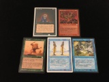 5 Count Lot of Vintage Magic The Gathering Cards - MTG