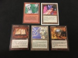 5 Count Lot of Vintage Magic The Gathering Cards - MTG