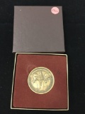 200th Anniversary of the United States Constitution Bronze Medallion with James Madison in Box