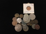 Lot of Foreign World Coins from Estate Collection