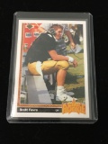 1991 Upper Deck #13 Brett Favre Packers Rookie Football Card