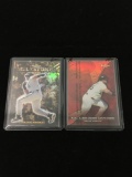 2 Card Lot of Frank Thomas Chicago White Sox Refractor Cards from Estate Collection
