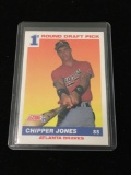 1991 Score #671 Chipper Jones Braves Rookie Baseball Card
