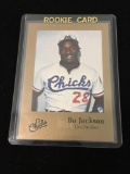 Rare 1986 Memphis Chicks Bo Jackson Minor League Rookie Card from Collection