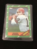 1986 Topps #187 Bernie Kosar Browns Rookie Football Card