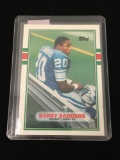 1989 Topps Traded #83T Barry Sanders Lions Rookie Football Card from Collection