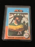 1975 Topps #300 Reggie Jackson A's Vintage Baseball Card