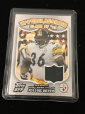 2006 Topps Draft Picks Jerome Bettis Steelers Jersey Football Card