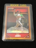 2007 Bowman Chrome Gold Refractor Chuck James Braves Rare Insert /50