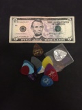 RARE Assortment of Used Guitar Picks - Some Band Concert Editions