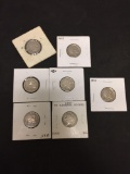 Lot of 7 US Buffalo & Liberty V Nickels From Estate Collection
