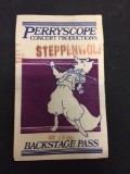 RARE Steppenwolf 1982 Perryscope Concert Tour Backstage Pass