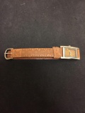 Louis Vuitton Ladies Leather Band Watch Stainless Steel - NO PAPERWORK - CANNOT Guarentee