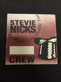 Stevie Nicks The Whole Lotta Trouble Tour CREW Backstage Pass