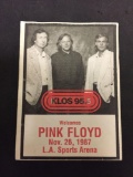 KLOS 95.5 Welcomes PINK FLOYD Nov 26 1987 LA Sports Arena - Adhesive Pass