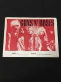 Guns N Roses Large Backstage Blank Pass