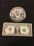 Jackson Browne Tour 1983 After Show Only Round Pass RARE