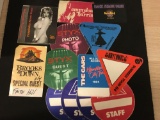 Lot of 14 Various Backstage Passes From Estate Collection - WOW HUGE LOT