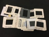 Huge Lot of Small Camera Projector Film Slides of Celebrities - INCLUDES OJ SIMPSON TRIAL RARE