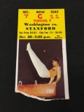 RARE Vintage Washington VS Stanford Athletics Ticket