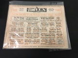 INCREDIBLE 1949 Blatt Bros Rex Theatre Original PA Calendar