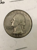 1956 United States Washington Quarter - 90% Silver Coin