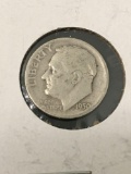 1950 United States Roosevelt Dime - 90% Silver Coin