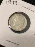 1949-S United States Roosevelt Dime - 90% Silver Coin