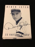 Bleachers Original 23 Karat Gold Sculptured Trading Card - Derek Jeter