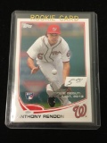 2013 Topps Update #US233 Anthony Rendon Nationals Rookie Baseball Card - HOT!