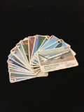 17 Count Lot of Vintage Airplane Airline Cards from Collection Estate