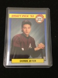 1992 Front Row Derek Jeter New York Yankees First Rookie Card from Collection