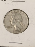 1950 United States Washington Silver Quarter - 90% Silver Coin from Estate
