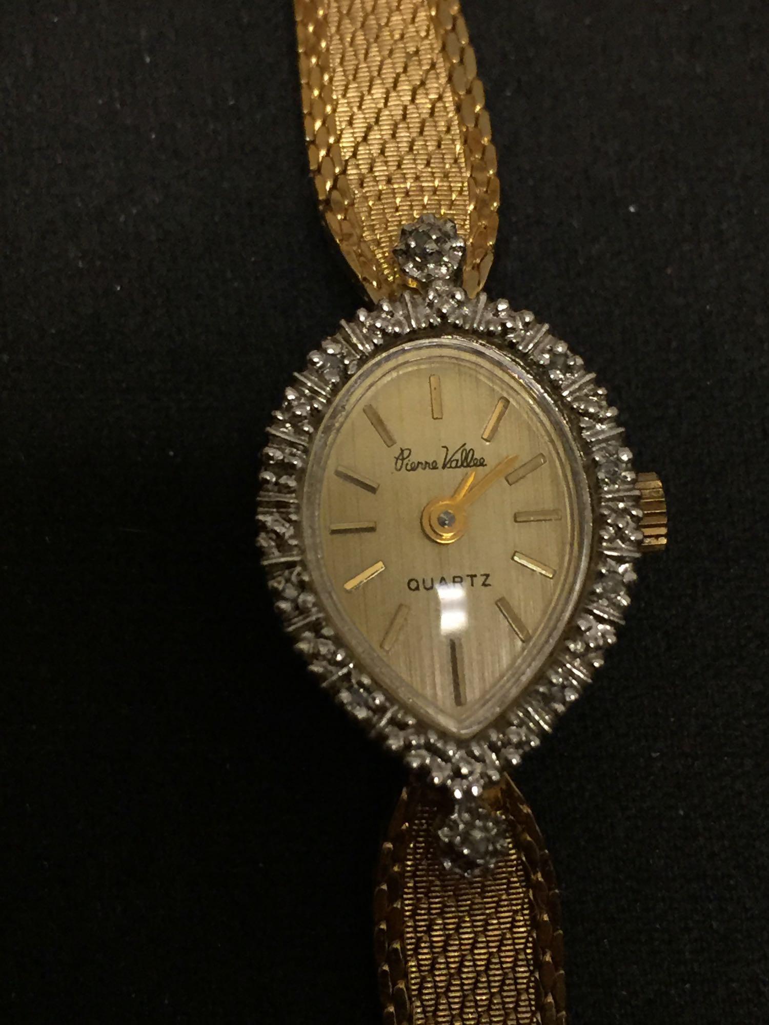 Pierre Vallee Designed 20x15mm Diamond Accented | Proxibid
