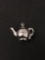 Teapot Sterling Silver Charm Pendant