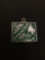 Enameled Vintage Wyoming Sterling Silver Charm Pendant