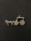 Horse Drawn Buggy Sterling Silver Charm Pendant