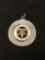 Rare Wethersfield Country Club Multi Color Sterling Silver Charm Pendant