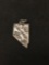 Vintage Nevada Outline Sterling Silver Charm Pendant