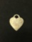 Heart Toggle Sterling Silver Charm Pendant