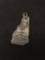 New Hampshire Outline Sterling Silver Charm Pendant